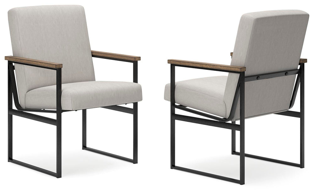 Montia Home Office Desk Chair - Light Brown (3)