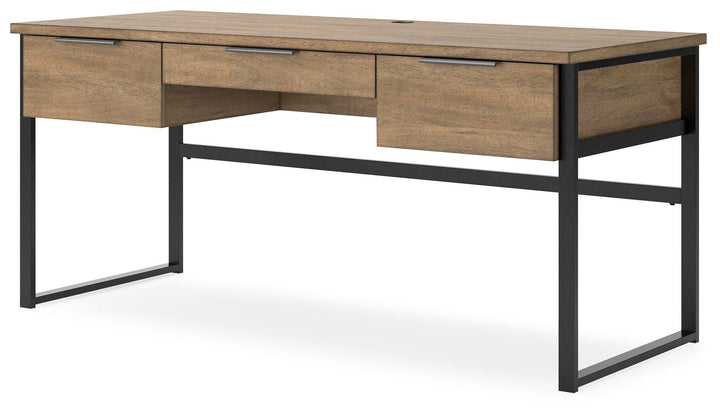 Montia 67" Home Office Desk - Light Brown (3)