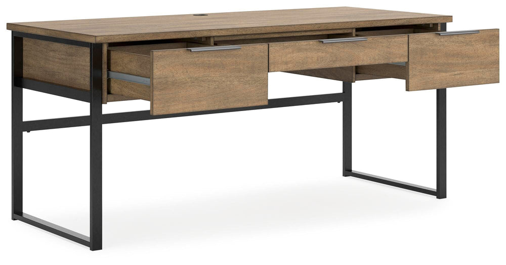Montia 67" Home Office Desk - Light Brown (4)