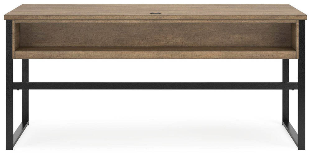 Montia 67" Home Office Desk - Light Brown (6)