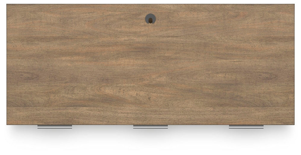 Montia 67" Home Office Desk - Light Brown (9)