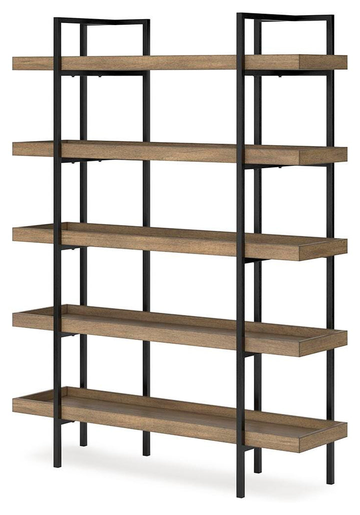 Montia 76" Bookcase - Light Brown (3)
