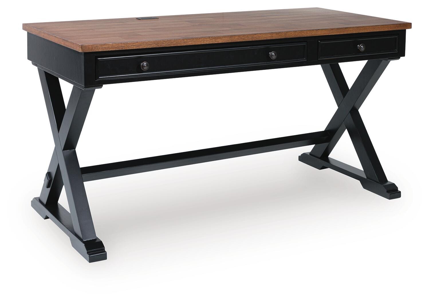 Wildenauer 60" Home Office Desk - Black (1)