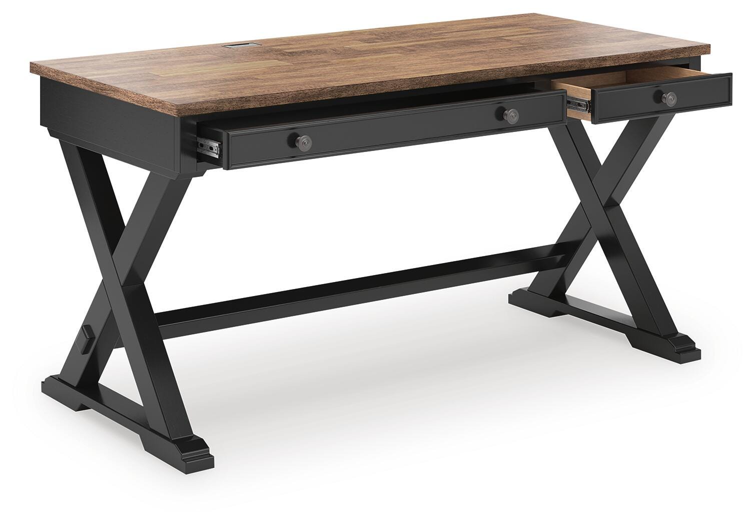 Wildenauer 60" Home Office Desk - Black (2)