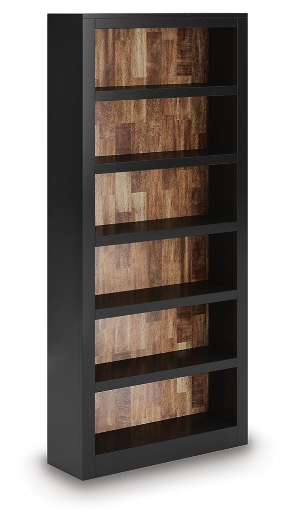 Wildenauer 75" Bookcase - Black (1)