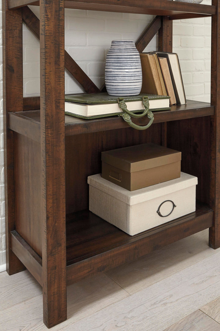 Baldridge 75" Bookcase - Dark Brown (3)