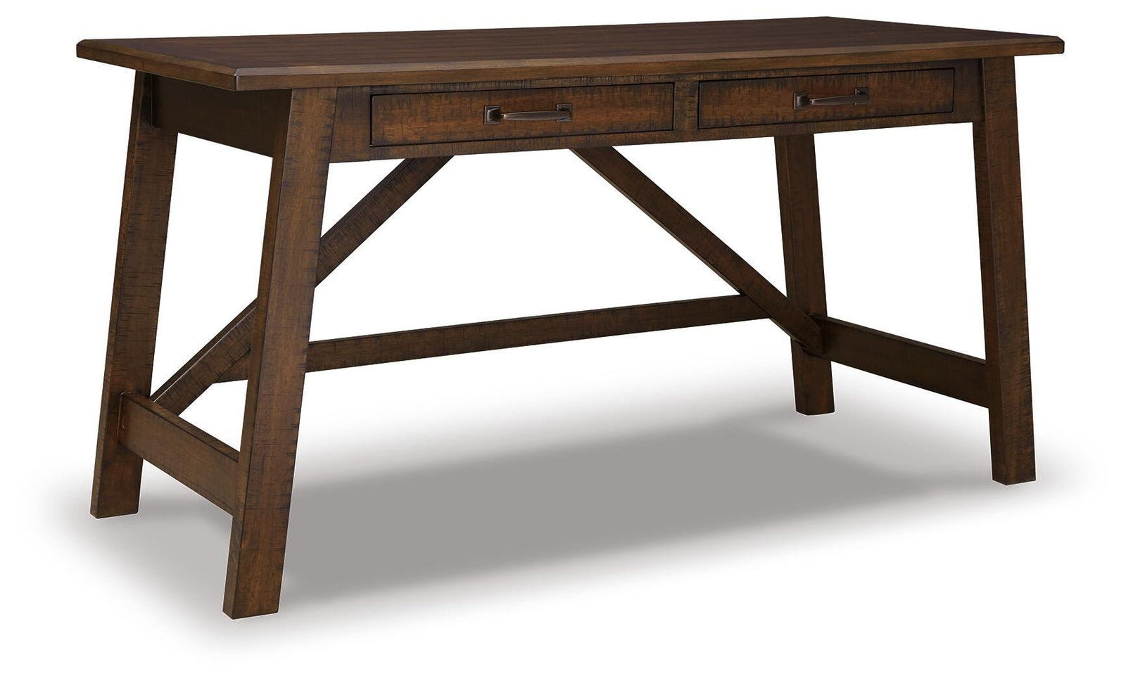 Baldridge Home Office Desk - Dark Brown (1)