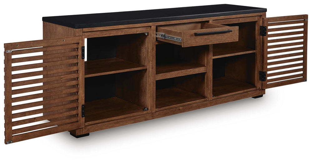 Kallari Credenza - Dark Brown (3)