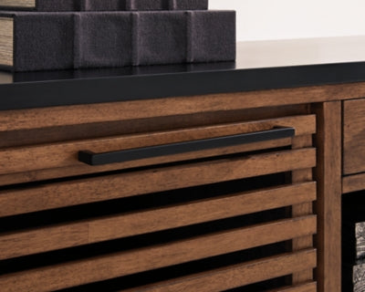 Kallari Credenza with Desk Return