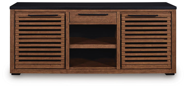 Kallari Credenza - Dark Brown (4)