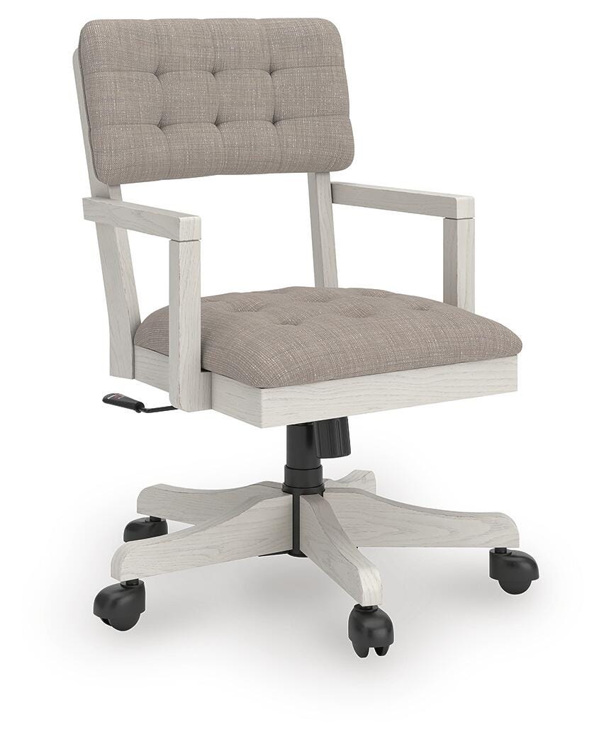 Robbinsdale Home Office Desk Chair - White (1)