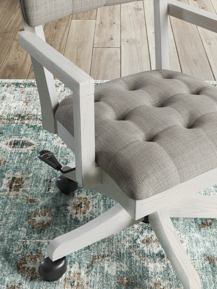 Robbinsdale Home Office Desk Chair - White (8)