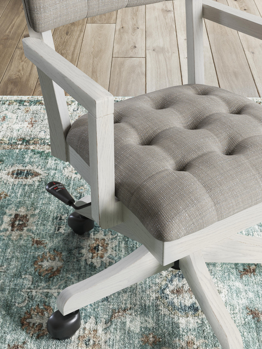 Robbinsdale Home Office Desk Chair - White (8)