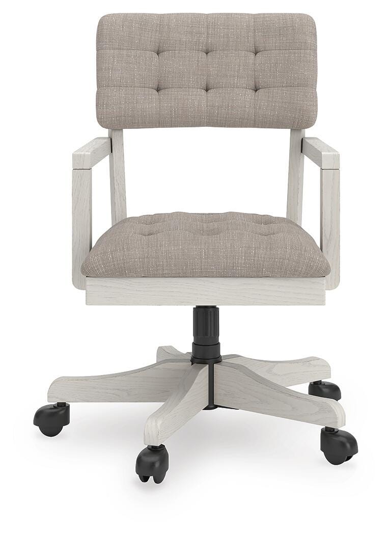 Robbinsdale Home Office Desk Chair - White (4)