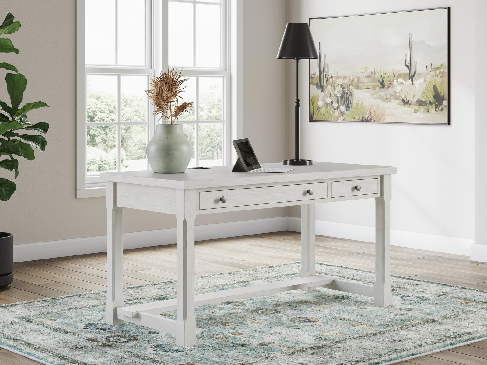 Robbinsdale Home Office Desk - White (2)