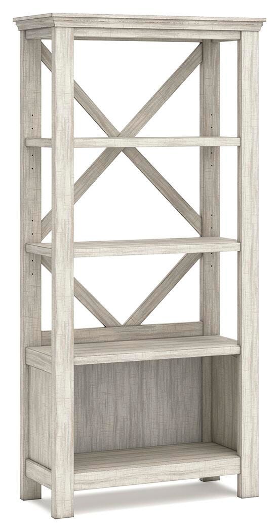 Carynhurst 75" Bookcase - Beige (1)
