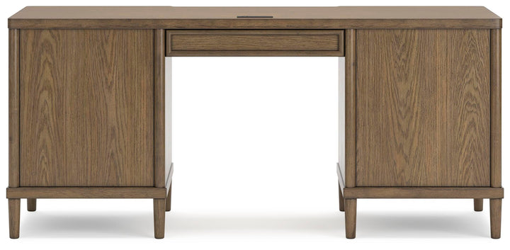 Roanhowe 68" Home Office Desk - Dark Brown (6)