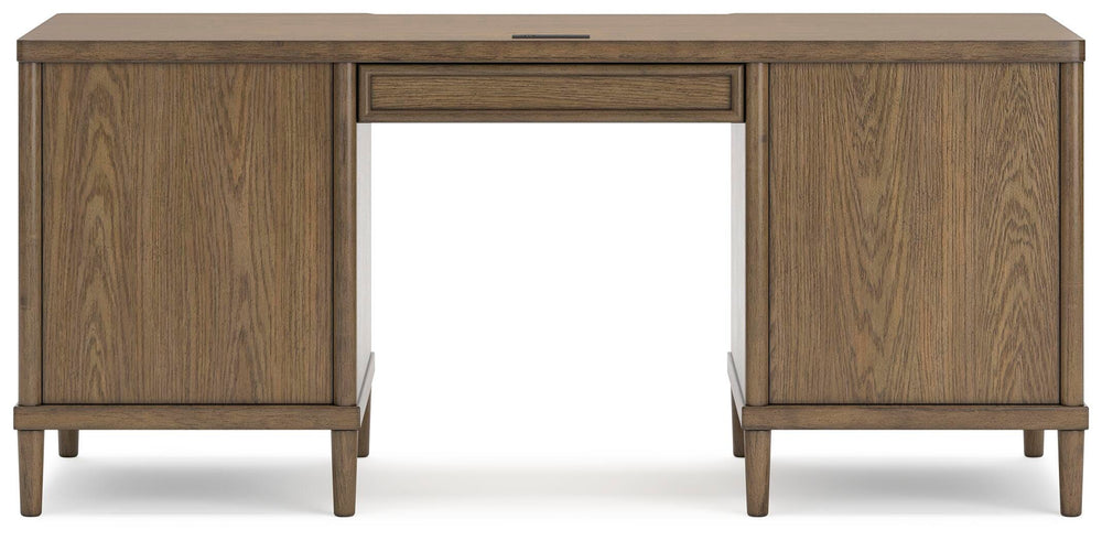 Roanhowe 68" Home Office Desk - Dark Brown (6)