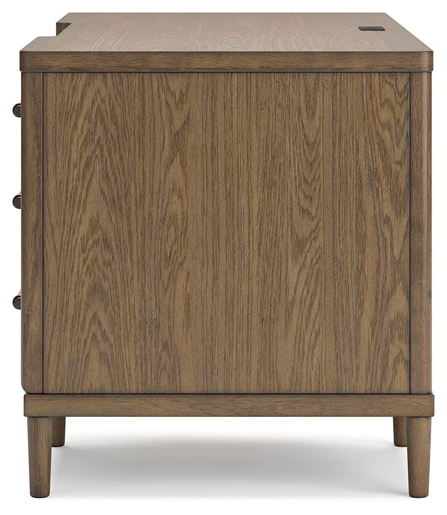 Roanhowe 68" Home Office Desk - Dark Brown (8)