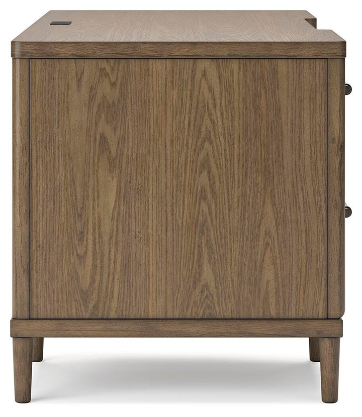 Roanhowe 68" Home Office Desk - Dark Brown (7)