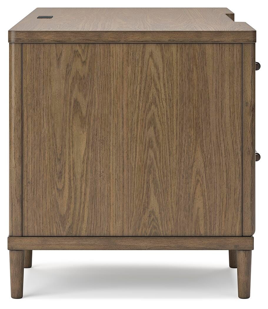 Roanhowe 68" Home Office Desk - Dark Brown (7)