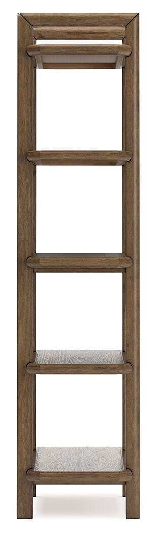 Roanhowe 71" Bookcase - Dark Brown (6)
