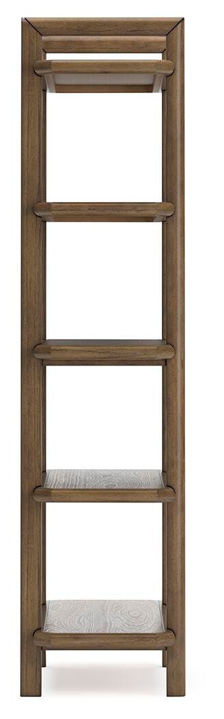 Roanhowe 71" Bookcase - Dark Brown (7)