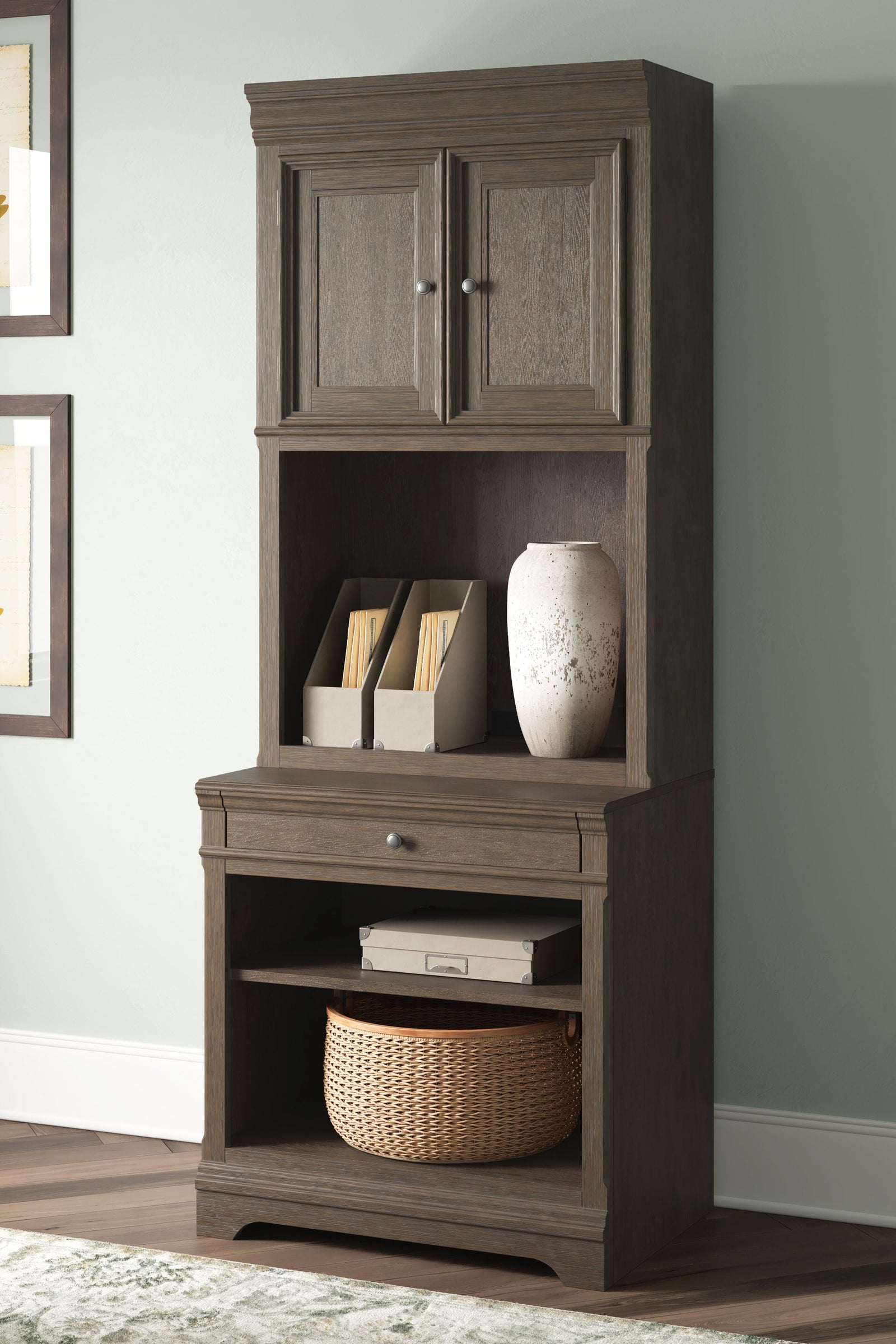 Janismore Bookcase - Dark Brown (2)