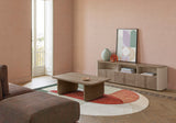 ALF Italia Hebe TV stand in matte umber and saddle birch