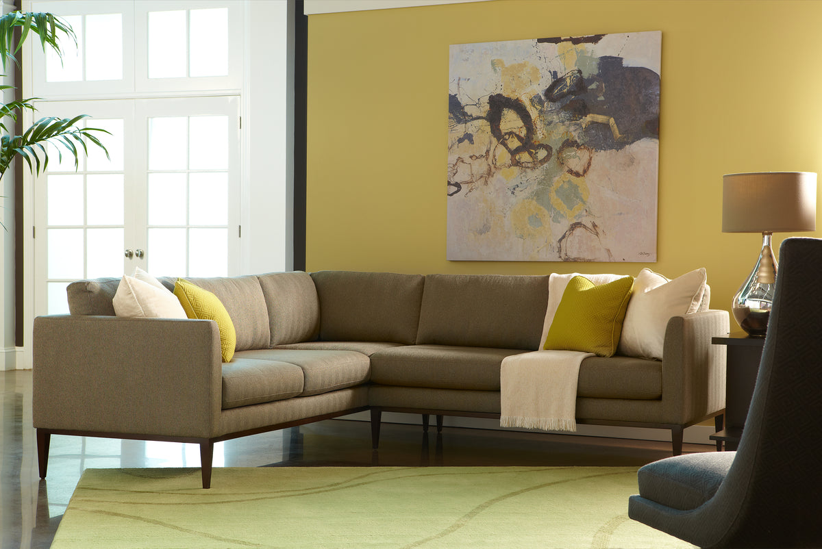 American Leather Henley L-Shaped Sectional