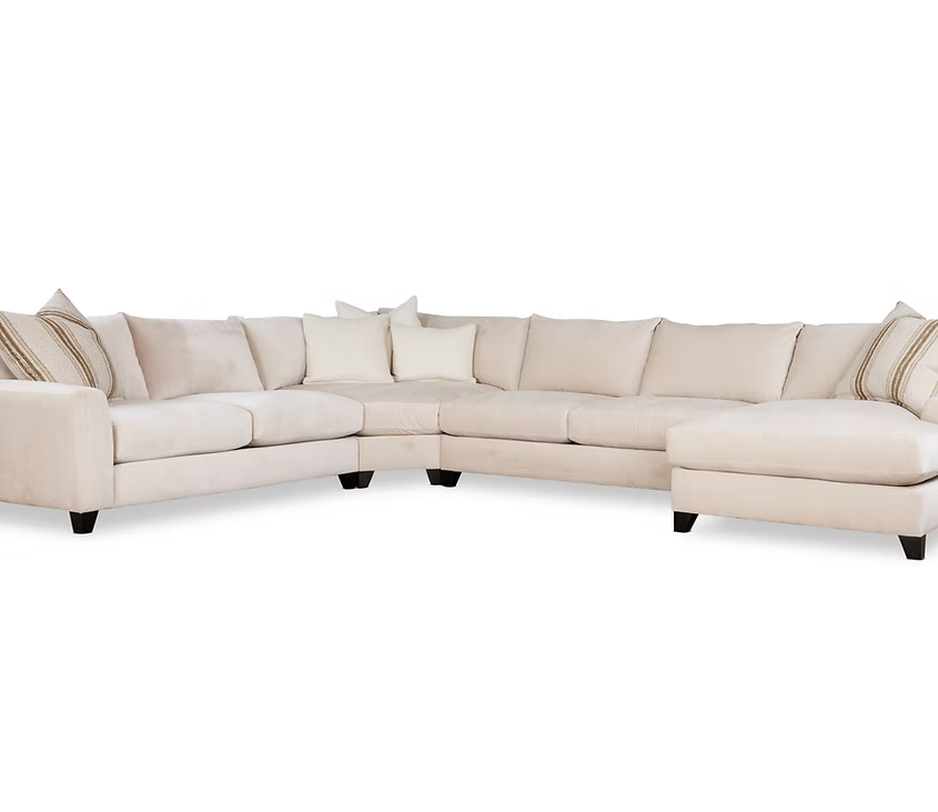 Jonathan Louis Harris L-Shaped Sectional – Performance Fabric Sofa