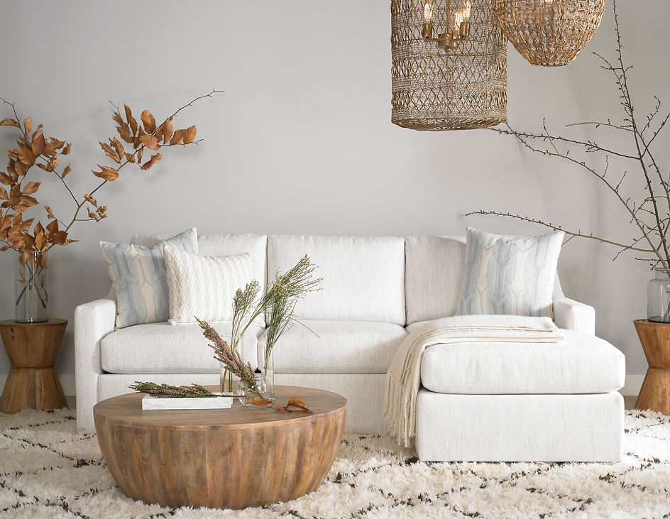 Jonathan Louis Deep Seat Reversible Sofa with Chaise - Life Style