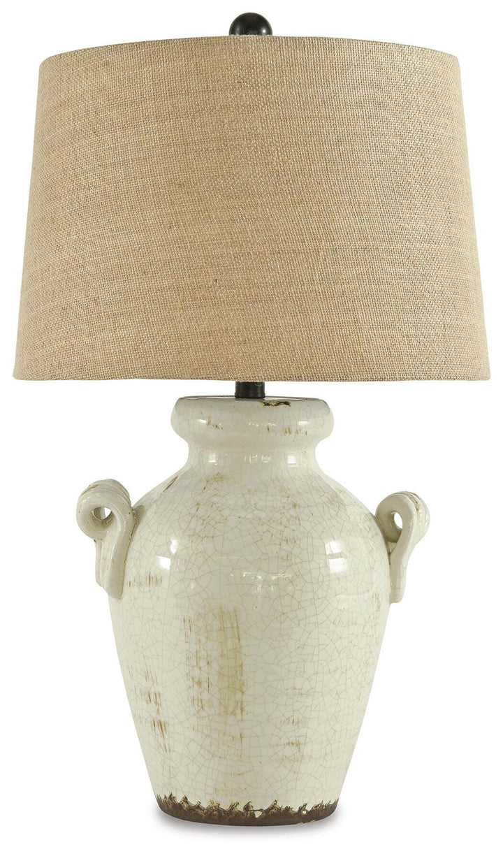 Emelda Table Lamp - Beige (1)