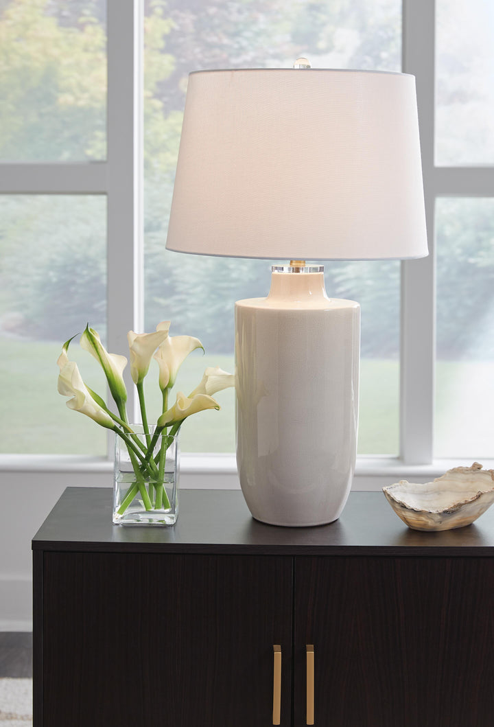 Cylener Table Lamp - Beige (2)