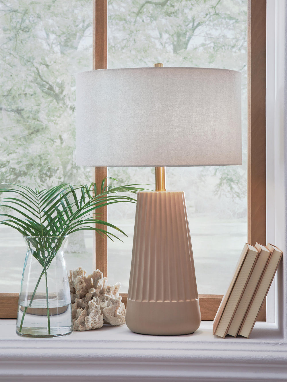 Dellner Table Lamp - Mocha (2)