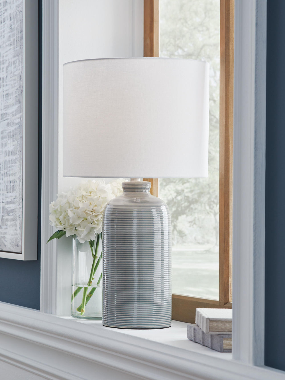 Wimlow Table Lamp - Gray Blue (2)