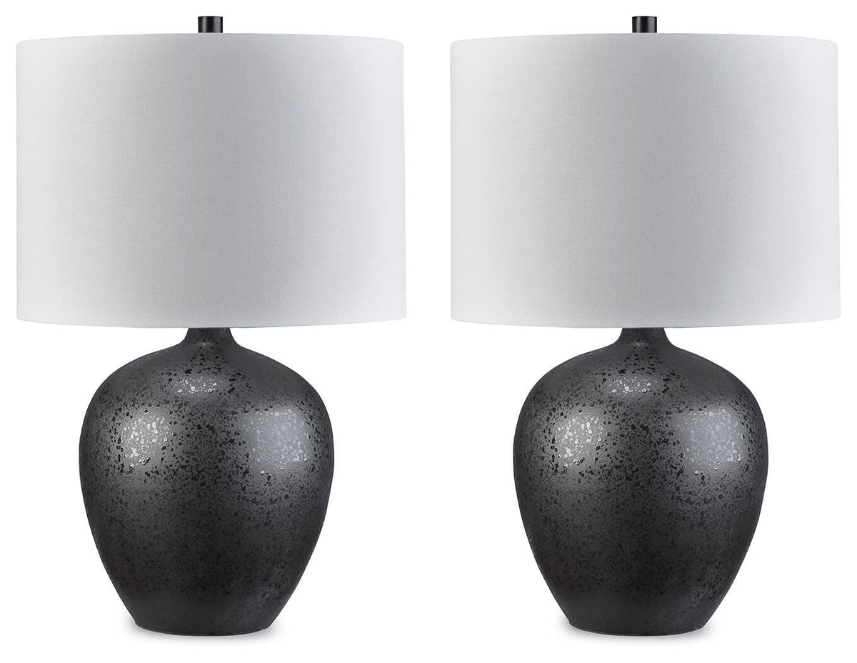 Ladstow Table Lamp (Set of 2) - Black (2)