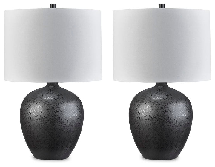 Ladstow Table Lamp (Set of 2) - Black (2)