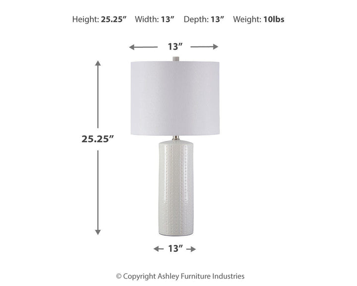 Steuben Table Lamp (Set of 2) - White (4)