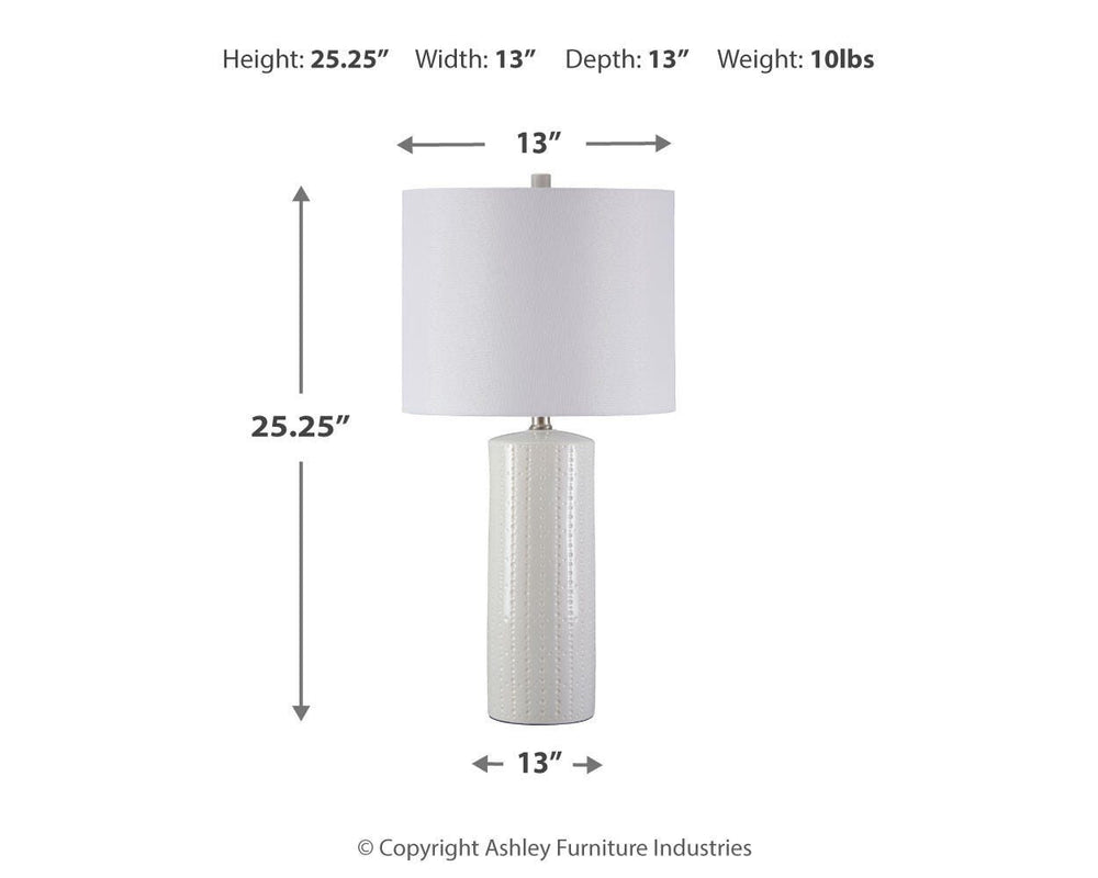 Steuben Table Lamp (Set of 2) - White (4)
