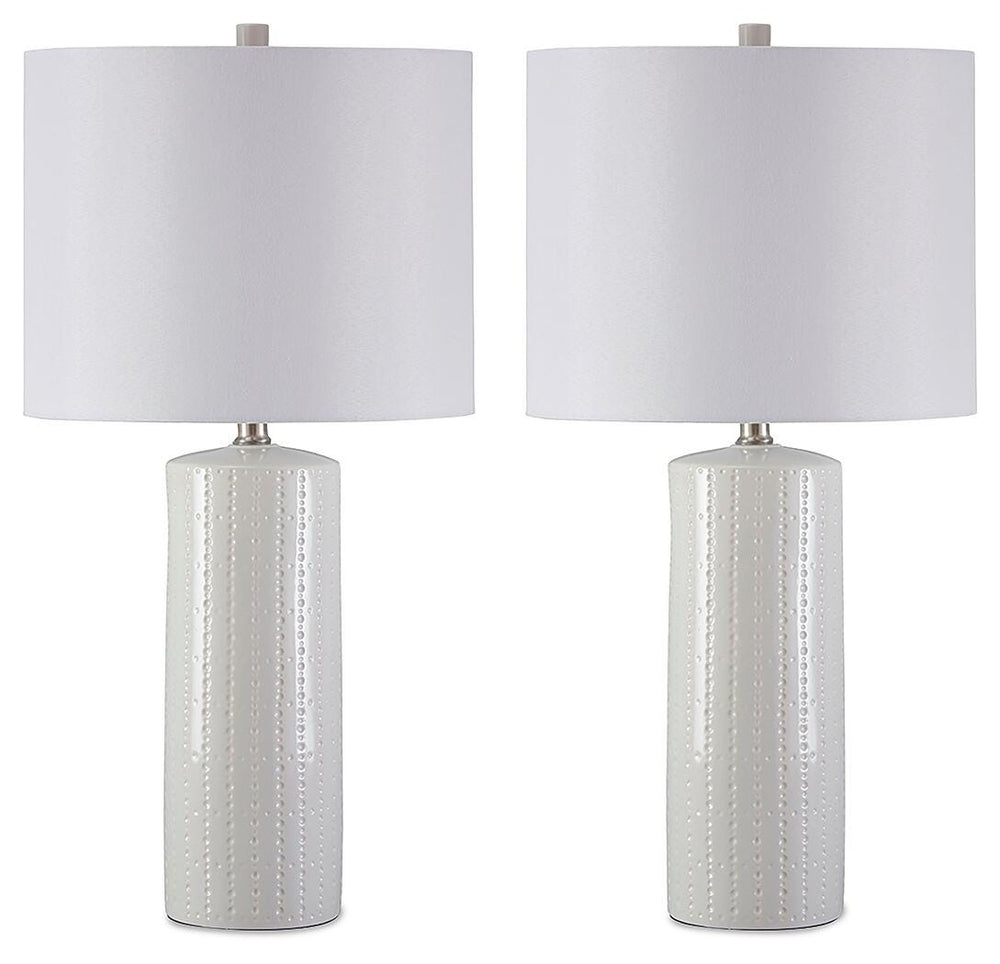 Steuben Table Lamp (Set of 2) - White (1)