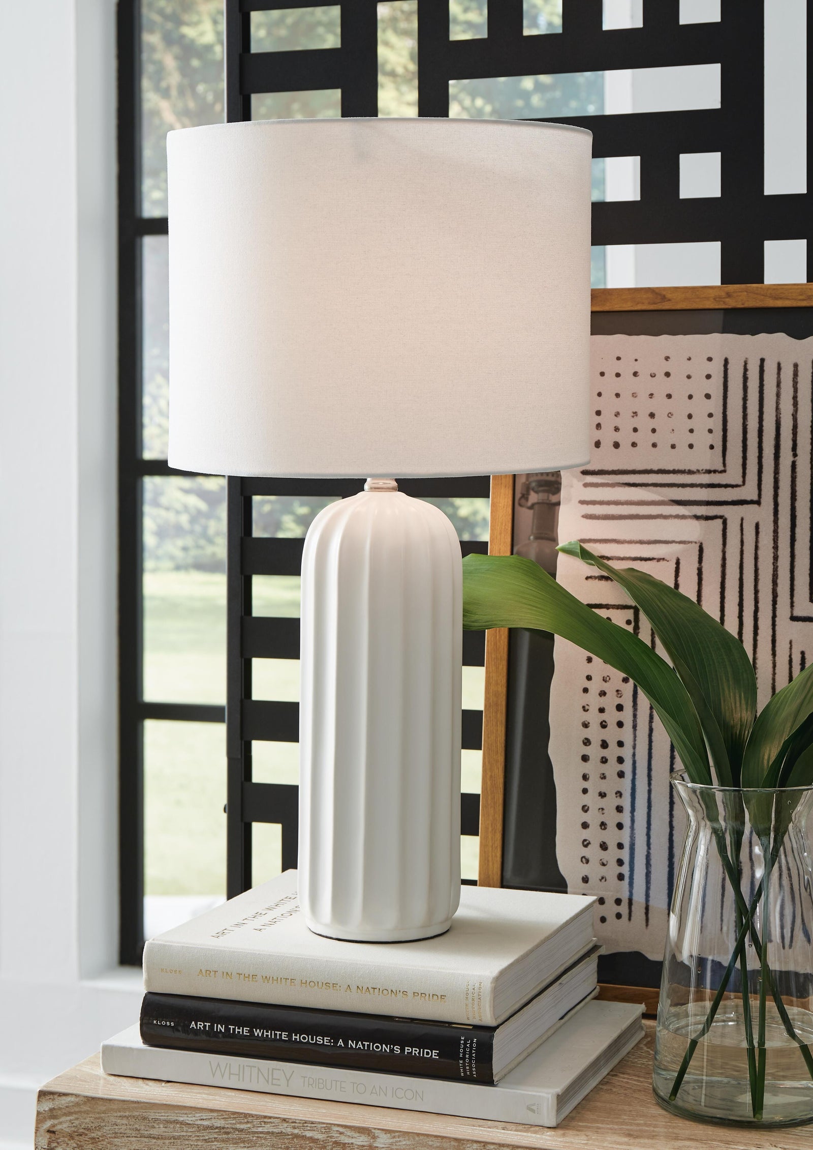 Clarkland Table Lamp (Set of 2) - White (2)