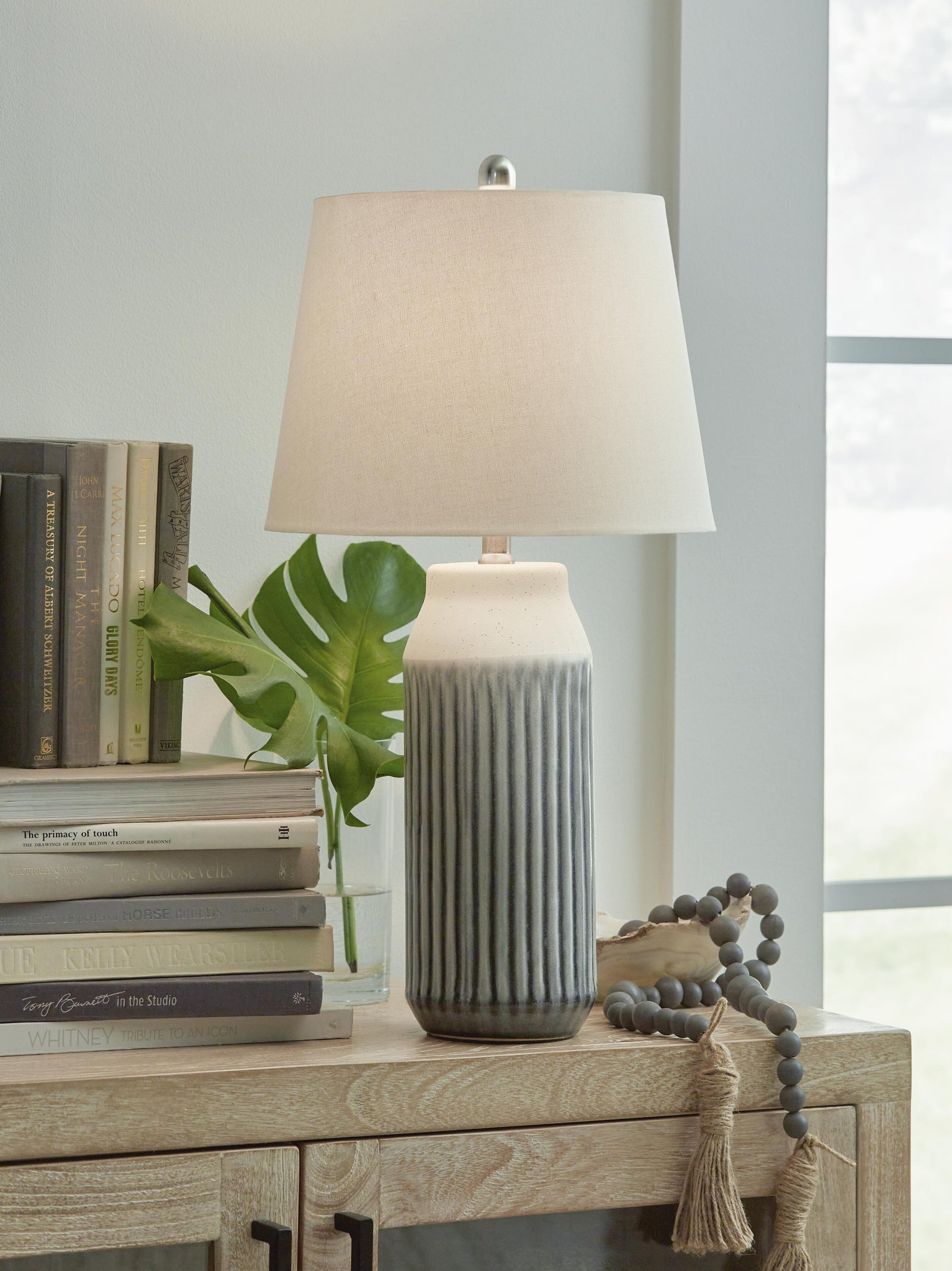 Afener Table Lamp (Set of 2) - Beige (2)