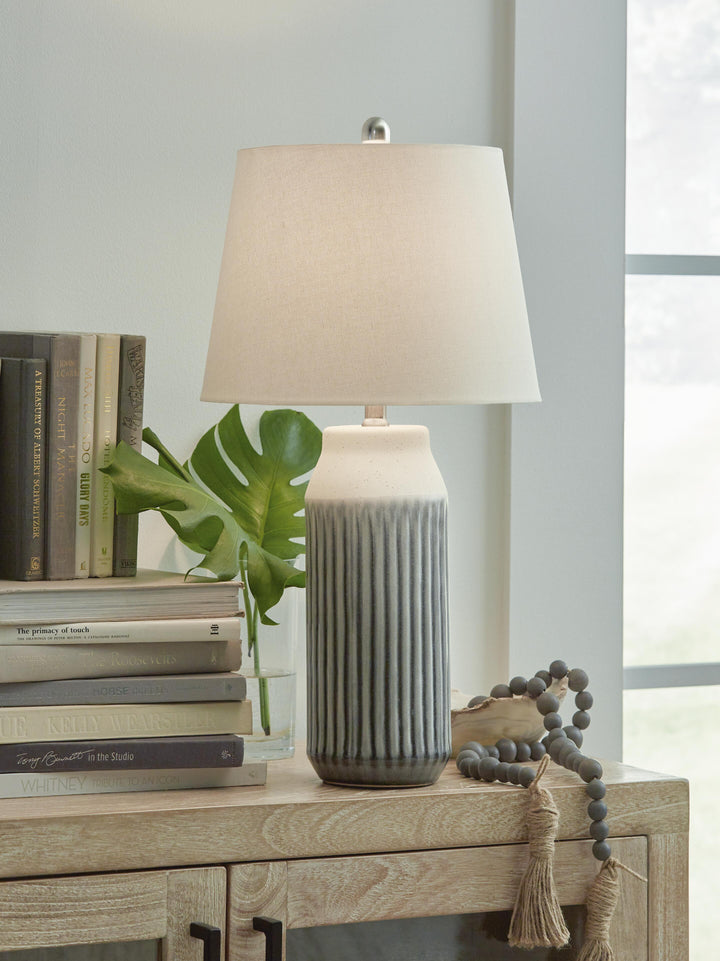 Afener Table Lamp (Set of 2) - Beige (2)