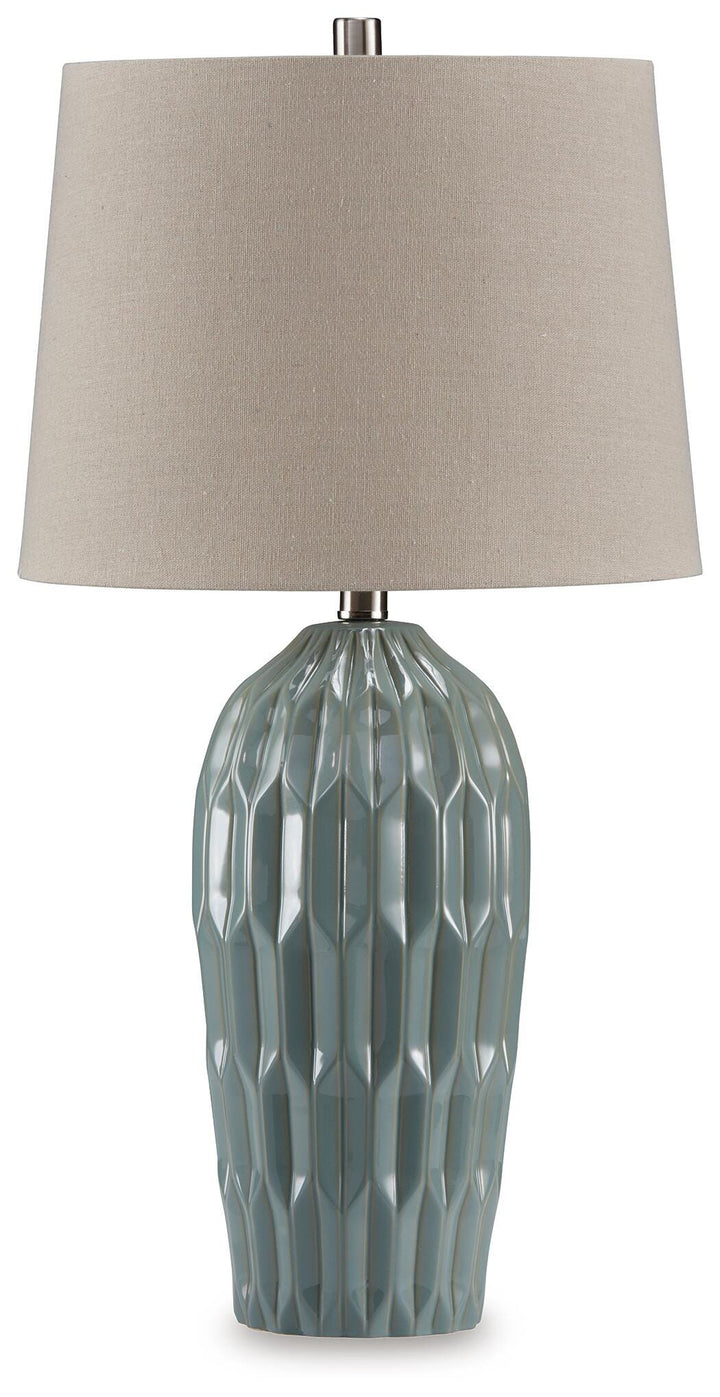 Hadbury Table Lamp (Set of 2) - Blue (3)