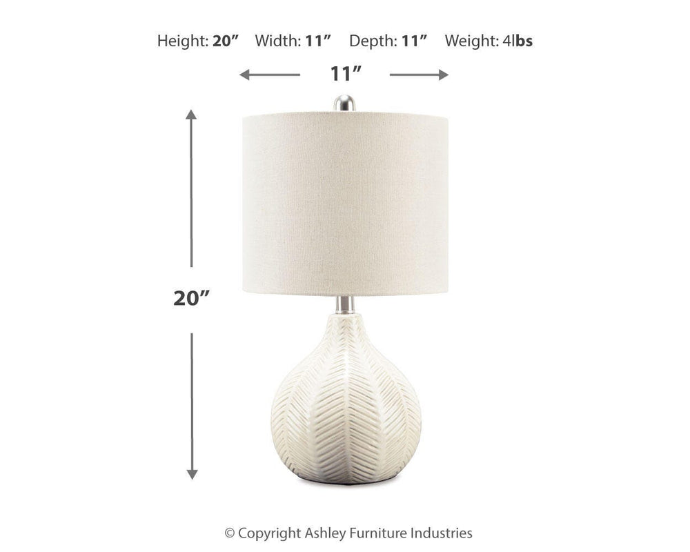 Rainermen Table Lamp - White (4)