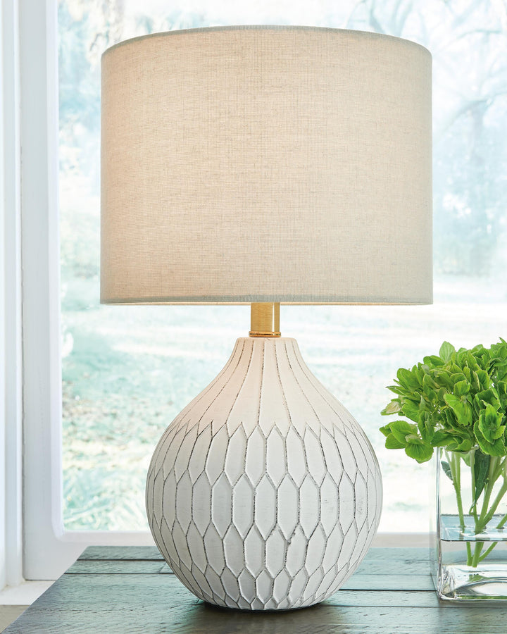 Wardmont Table Lamp - White (2)