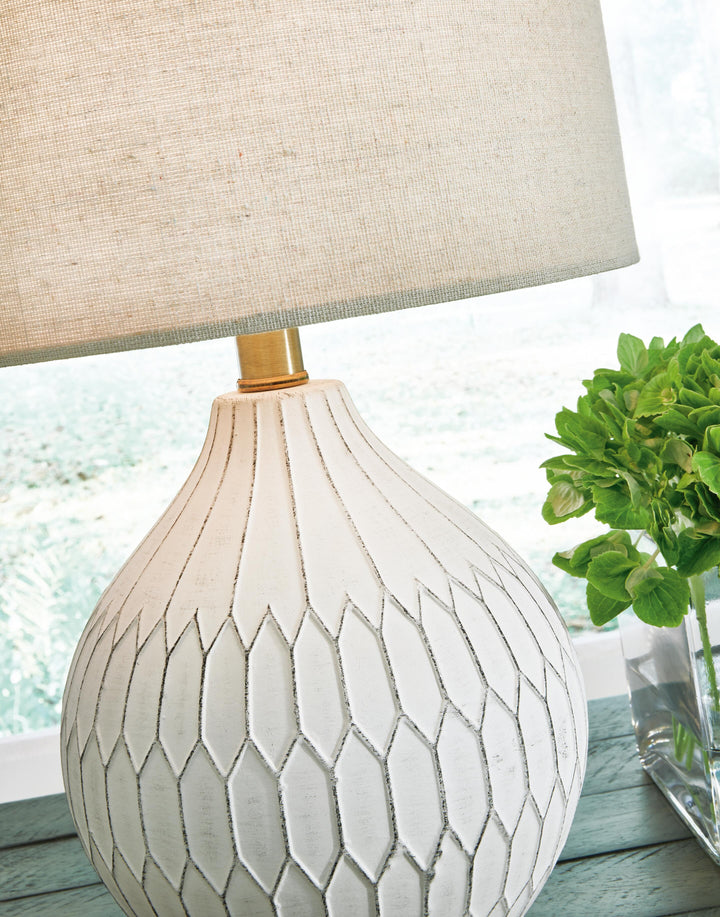 Wardmont Table Lamp - White (3)