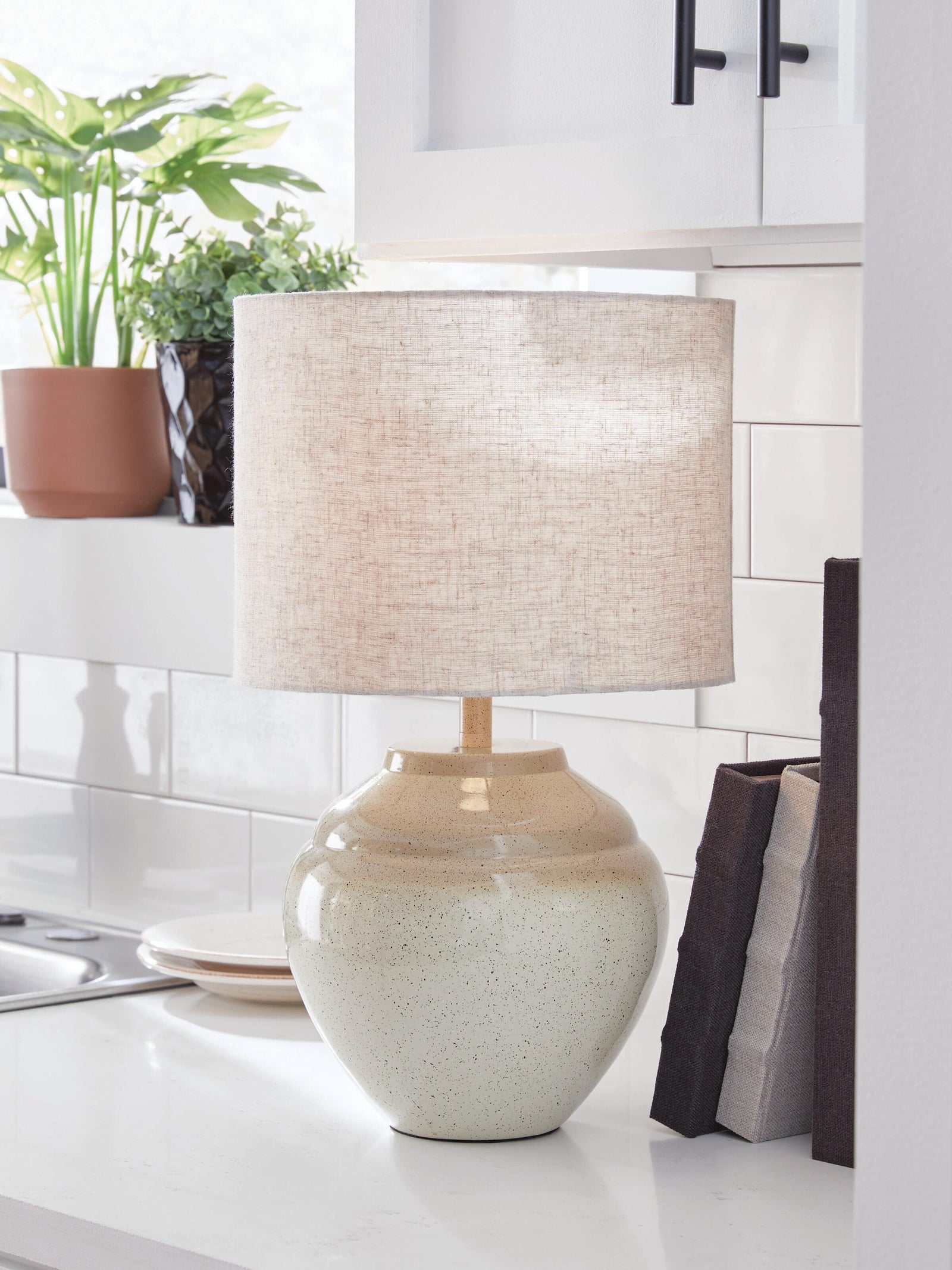 Waldish Table Lamp - Beige (2)