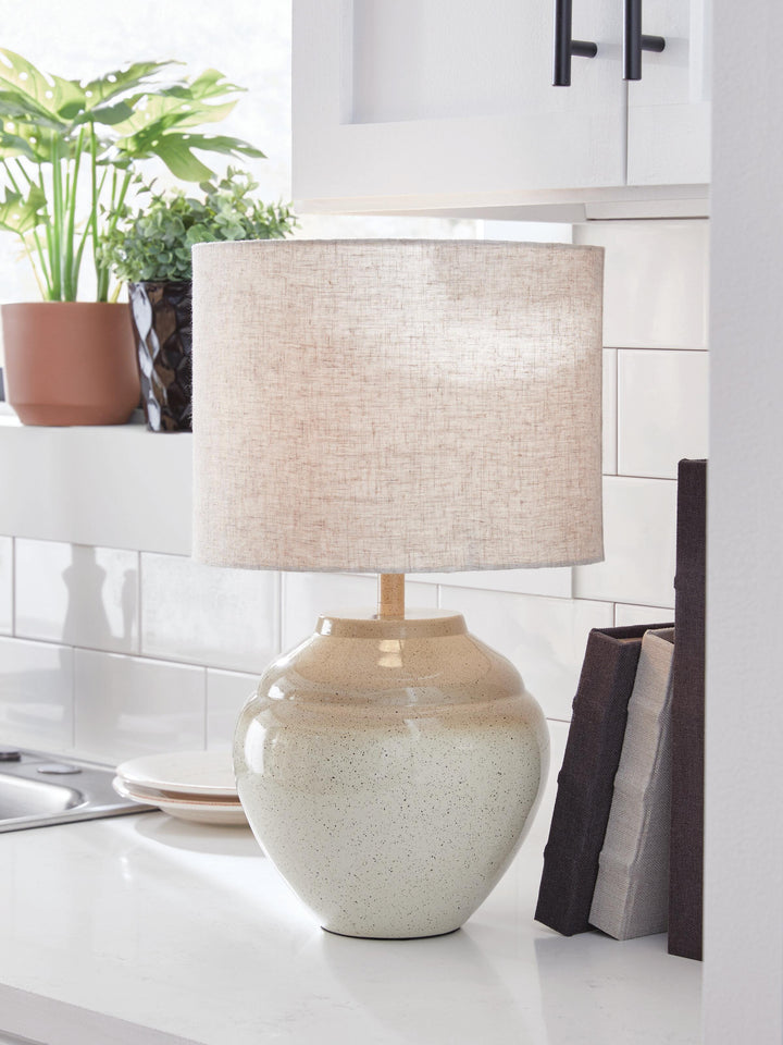 Waldish Table Lamp - Beige (2)